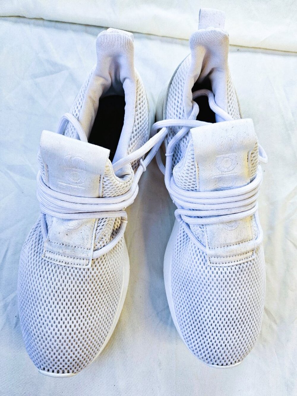 Adidas Lite White Slip On Men Sneakers Size 9.5